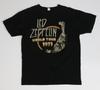 Led Zeppelin World Tour 1971 Men's Black T-Shirt Size (M) Medium