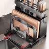 Multi-functional Kitchen Countertop Organizer Rack