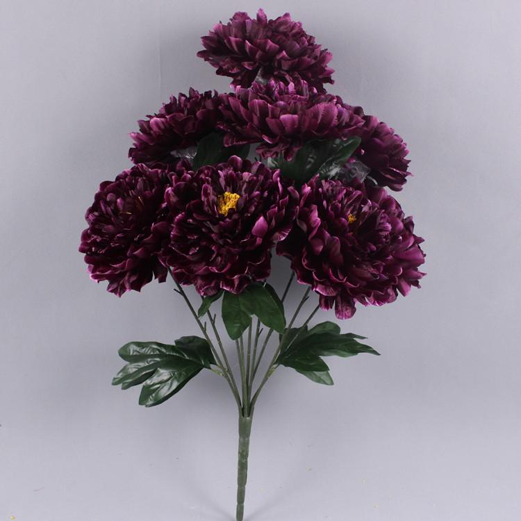 

Simulation Peony Bouquet 9 heads Large Peony 70cm Decorative Flower