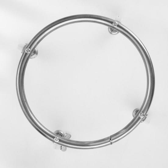 Edelstahl Gasflaschenwagen mit Rädern Stark belastbar Mehrzweck Propantankhalter Universeller Flaschenständer