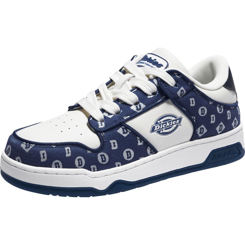 Dickies Men s Classic Low-Top Skateboard Shoes 40 белая синий