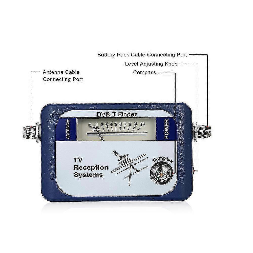 Dvb-t Professional Tv Antenna Finder Digital Aerial Signal Meter Pointer Tv Satellite Receiver