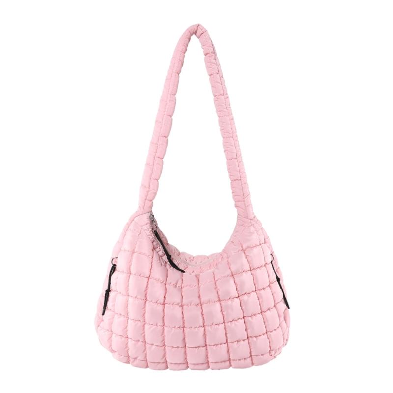 Современная женская сумка с узором «облако», большая вместительная сумка на плечо, плиссированная сумка через плечо