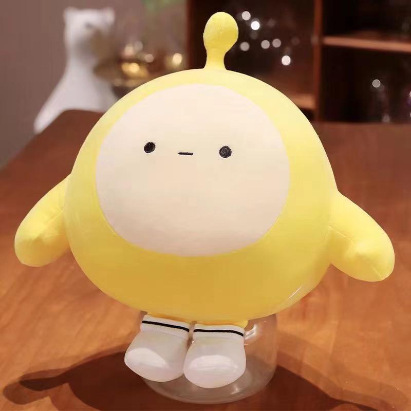 Eggy Party Plush Doll: Stuffed Toy & Sleeping Pillow for Girls' Birthday Gift