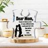 Puzzle Gift for Mom, Engraved Sentimental Message, Christmas & Thanksgiving Appreciation Present, Unique Keepsake for Daughters and Sons, Nurseries