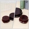 Sturdy Round Wood Display Riser Stand for Mini Potted Plants Bonsai Fish Tanks Sculptures Crafts Home Decor Wooden Pedestal Desk