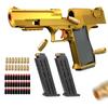QEducational Toy Gun Shell Ejecting Toy Foam Soft Bullet Blaster For Kids Boys Adults Airsoft Pistol Children Birthday Gift
