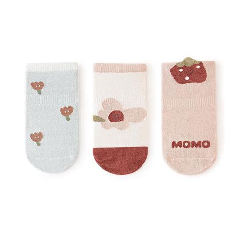 Lawadka 3Pairs/lot Toddler Baby Girls Boys Socks Cotton Print Newborn Socks for Girls Boys Soft Cute Children's Sock 0-5Years