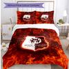 Stade Rennais FC Printed 3PCS Bedding Set Breathable Duvet Cover with Pillowcases Decorative Bed Linen for Bedroom Home