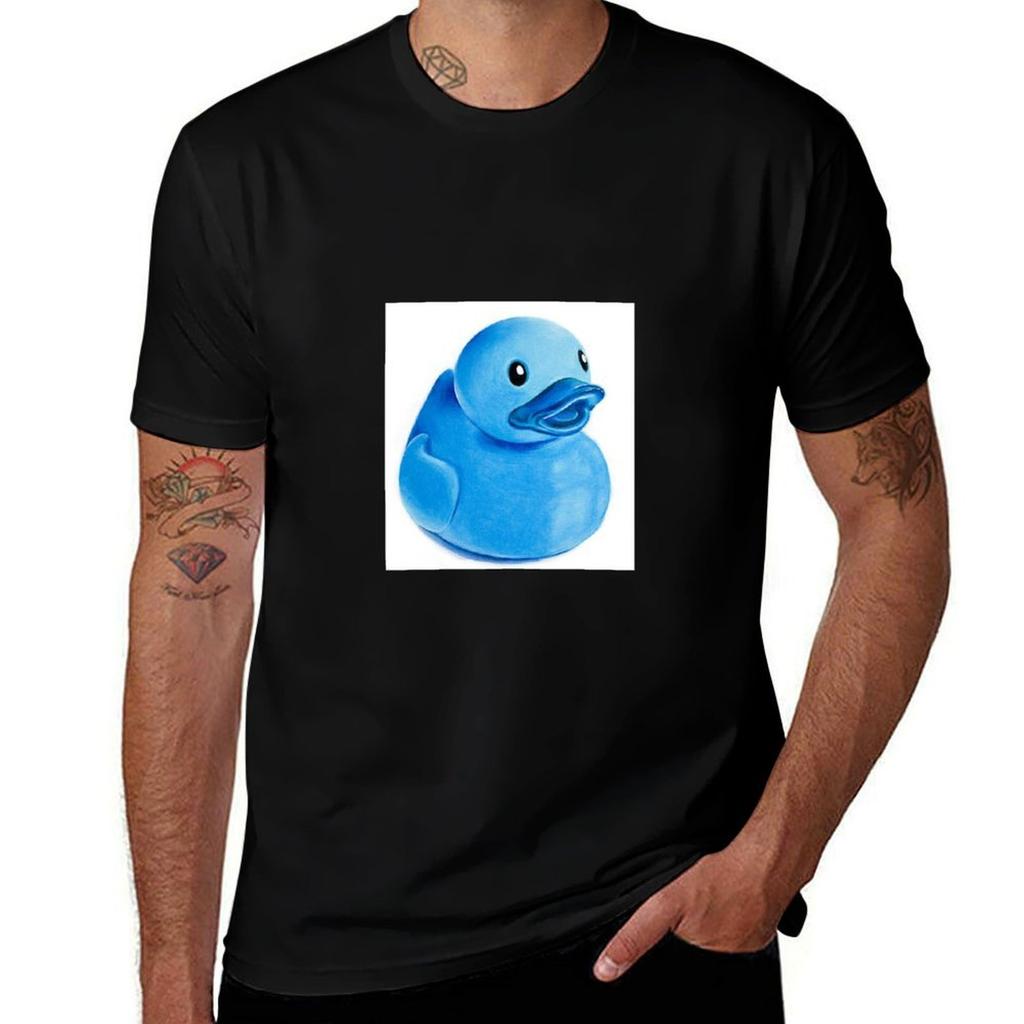 Blue Rubber Duck TShirt Sports Casual Breathable Tee Shirt