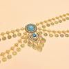 Stylish Metal Chain Belt Multi Layer Waist Chain Layered Belly Decor for Belly Dance Parties Theatrical Performances