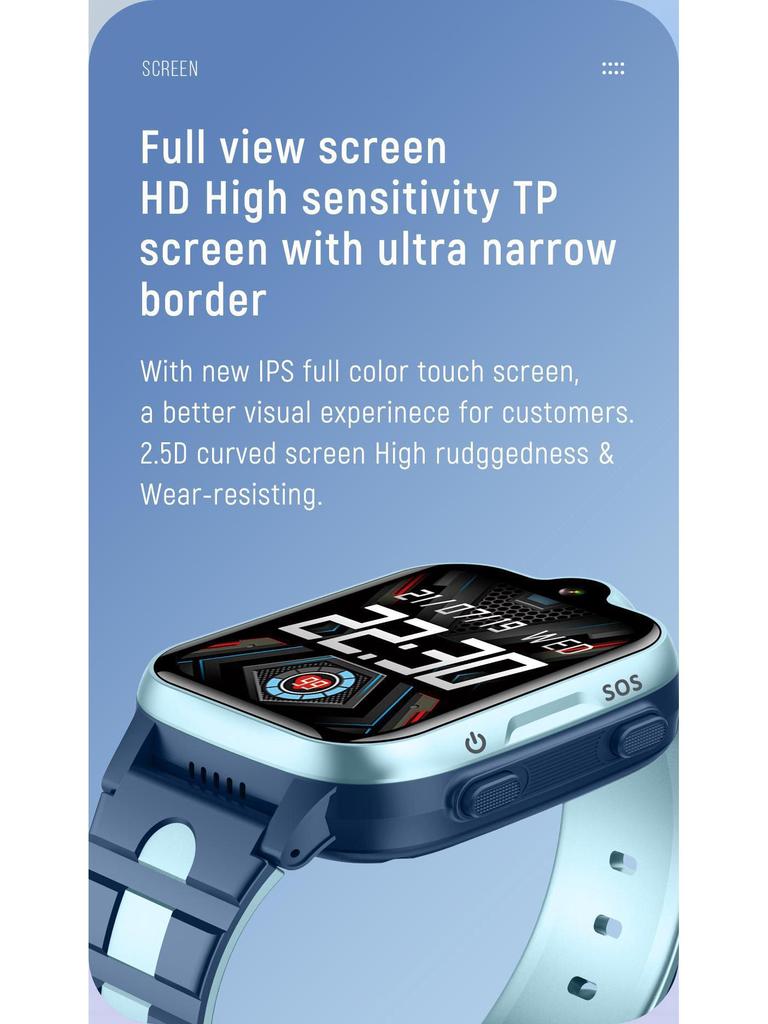 K15H Kids' 4G GPS Phone Watch: Waterproof, Video, Call & Photo Capability