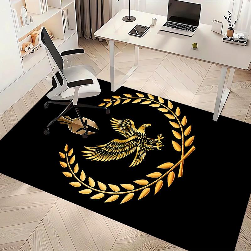 SPQR Roman Eagle Printed Absorbent Washable Carpet, Non-Slip Bathroom Mats, Kitchen Rugs, Yoga Mat,Living Room Entrance, Camping Picnic Rugs