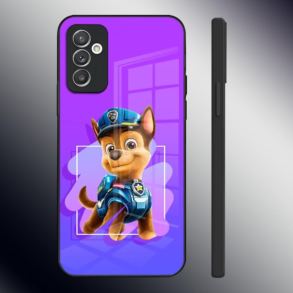 Cartoon Paws P-Patrols Phone Case For Samsung S24 Ultra S23 S22 S20 Fe S21 Plus A54 A34 A24 A53 A13 A16 Glass Cover