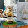Frieren: Nach dem Ende der Reise Doppelkopf-Skulptur GK Anime-Figur Sammlerstück Desktop-Dekoration Geschenk für Anime-Fans