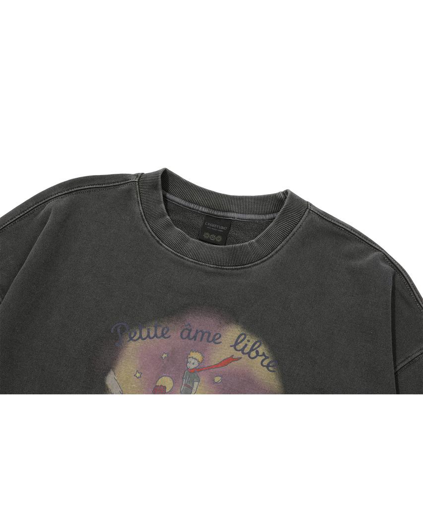 CPGN STUDIO Petit Amue Pigment Sweatshirt Smoke Black