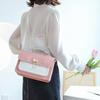 DIY Women Shoulder Bag Fashion Crossbody Bags Pu Leather Handbags Accessories Adjustable Strap Craft Gift for Girls