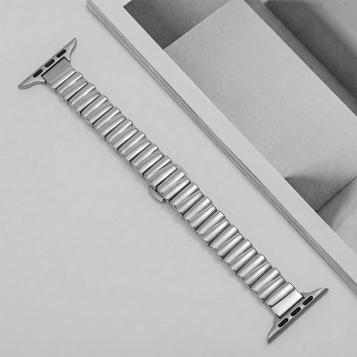 

Irregular Metal Strap for Apple Watch Ultra 3/2 49mm 38 40 41 45 46mm Women Band For Iwatch S11 10 9 8 7 SE3 Smartwatch Bracelet S11 10-46MM