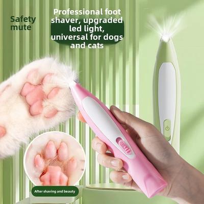 Barbeador de Pés para Cão Gato Teddy Bigbear Ferramenta de Barbear Universal Pet Shop Beleza Especial Tesoura Elétrica de Empurrar
