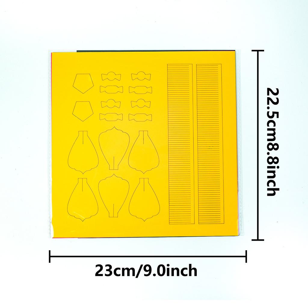 Children'S Handmade Flowers Halloween Color Material Pack Diy Paper Flowers Birthday Atmosphere Decoration Background Wall Dress Up Supplies