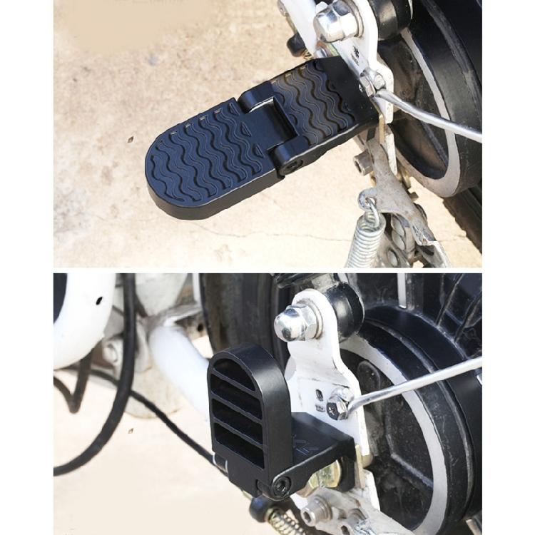 NonSlip Electric Bike Foot Peg Electric Bicycles Rear Pedal Bicycles Rear Wheel Folding Pedal Cycling Accessories
