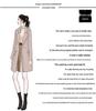 Korean Style Loose Fit Woolen Coat with Cotton Padding - Mid-Length & Slimming Design