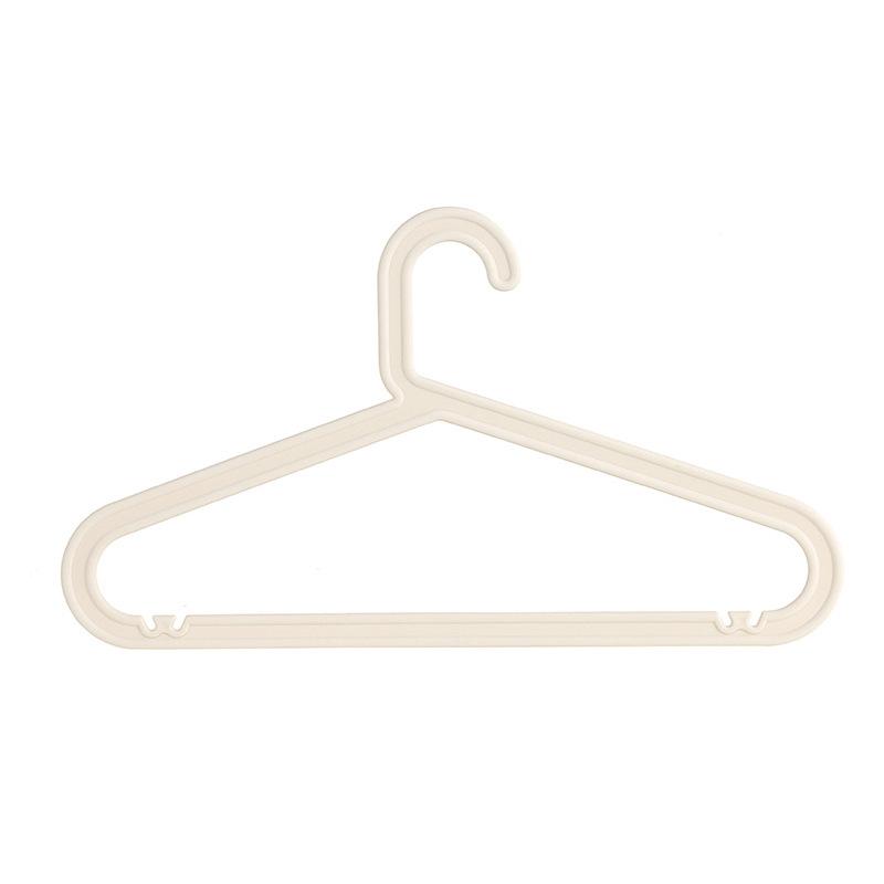 Товары для дома Товары без следов Вешалка для одежды Бытовая пластиковая для взрослых Многофункциональные нескользящие белые вешалки 10pc Adult style
