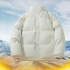 Winter Teen Trend Padded Coat Thickened Couple Versatile Solid Color Padded Jacket