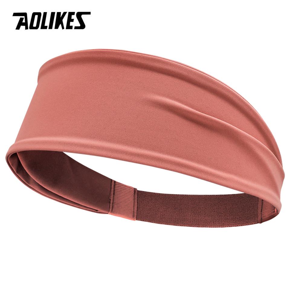 

Aolikes Sport Headbands Suitable For Men Women Non-Slip Moisture Wicking Workout Sweatband Fitness Running Cycling Football Yoga Hairband красный