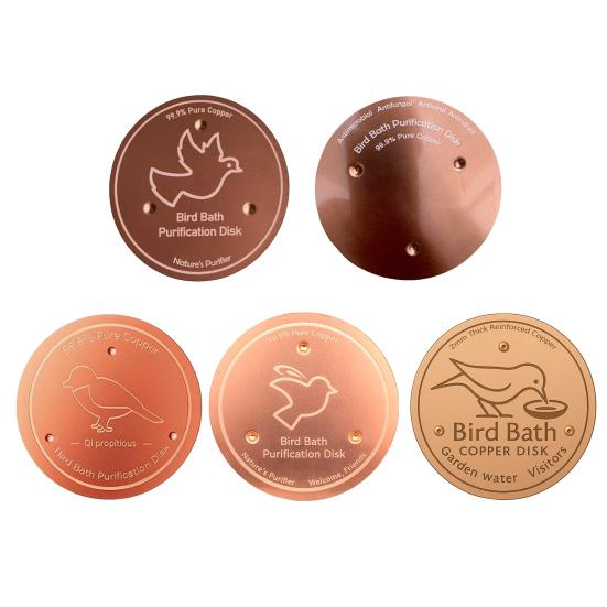 Hummingbird Bath Copper Disk Easy To Use Universal Fit Pure Copper Cleaning Disk with Triple-Point Support