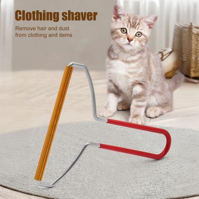 Tierhaarentfernungswerkzeug Wiederverwendbarer Fusselentferner Tragbarer Teppichschaber Rechen Fussel Haarball Rasierer Bürste für Teppich Matte Couch Haustierbett Möbel Teppich