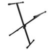 Keyboard Klavierständer X-Form Verstellbar Musikinstrument Halter Zubehör Schwarz L