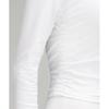 Lululemon All It Takes Ribbed Nulu Long Sleeve Shirt whIte