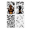Adesivi per Finestre di Halloween Decorazioni Spaventose Casa Stregata Pipistrello Ragnatela Articoli per Feste Decorazione in Vetro per le Vacanze Joom