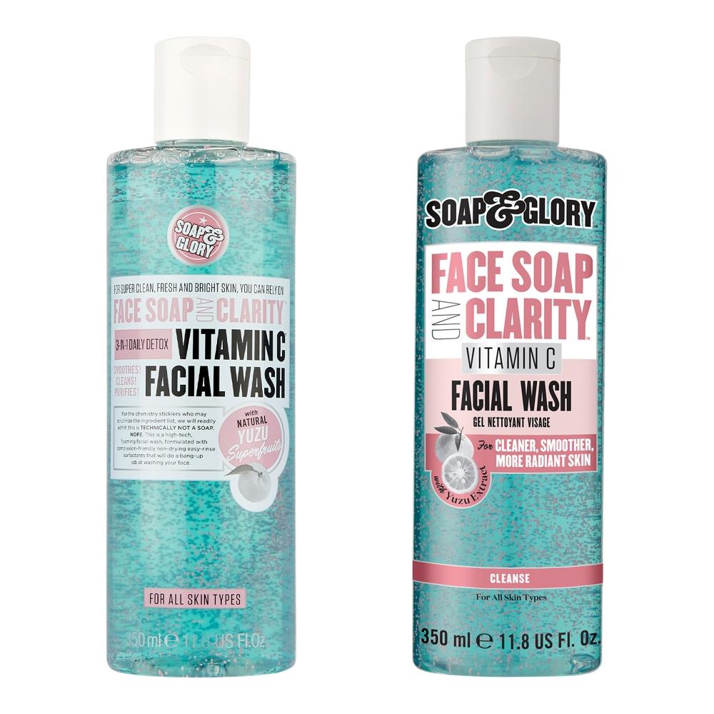 Mydło Glory FaCe Soap Clarity 3 w 1 Codzienny żel do mycia twarzy z witaminą C 11,8 oz
