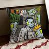 KKorn Band Cushion Cover Reversible Soft Durable Pillow Cover Home  Car MultiScene Use for Daily Comfort