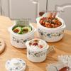 Food Grade Ceramic Double-Eared Stew Pot