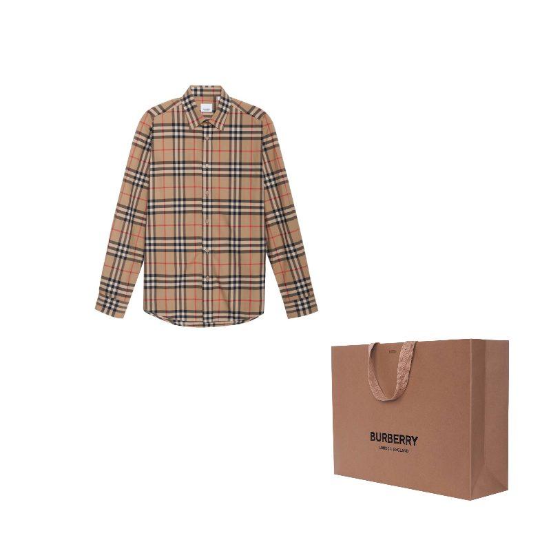 Burberry FW21 Shirt Men's Khaki 8020863-A7028