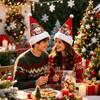 Christmas Triangle Hat Holiday Decoration Props Party Christmas Cute Gift Hat Atmosphere Decoration