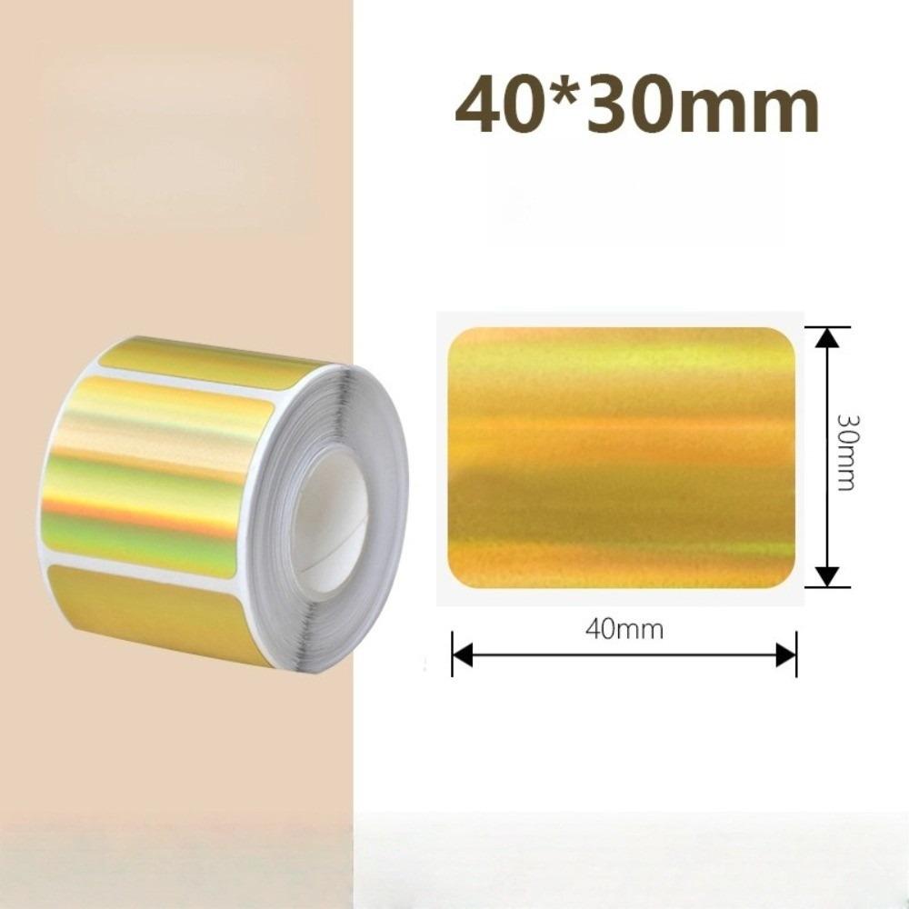 230pcs New Thermal Laser Label Paper Waterproof 40x30 Mm Rectangular Label Self Adhesive Tear-resistant Printer Paper