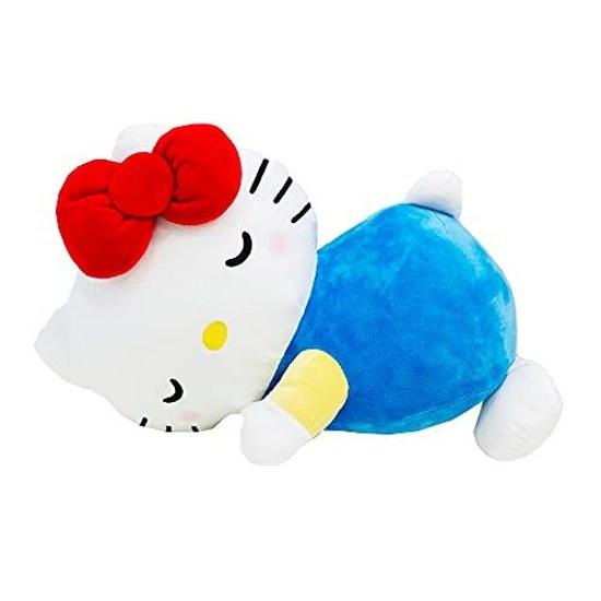MORIPiLO Body Pillow Sanrio Hello Kitty Uses Smooth Material Marshmallow Texture Plush Toy Hugging Large Cushion Cute Size Cozy Sleeping Approximately