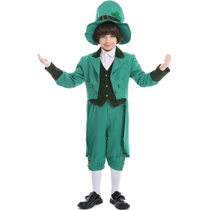 St. Patrick's Day Irisches Kostüm Cosplay Anzug St. Patrick's Day Cos Kleeblatt