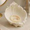 Minimalist 3D Printing Shell Jewelry Tray Creative INS Jewelry Storage Holder Elegant Simple Mini Key Tray Desktop Ornaments