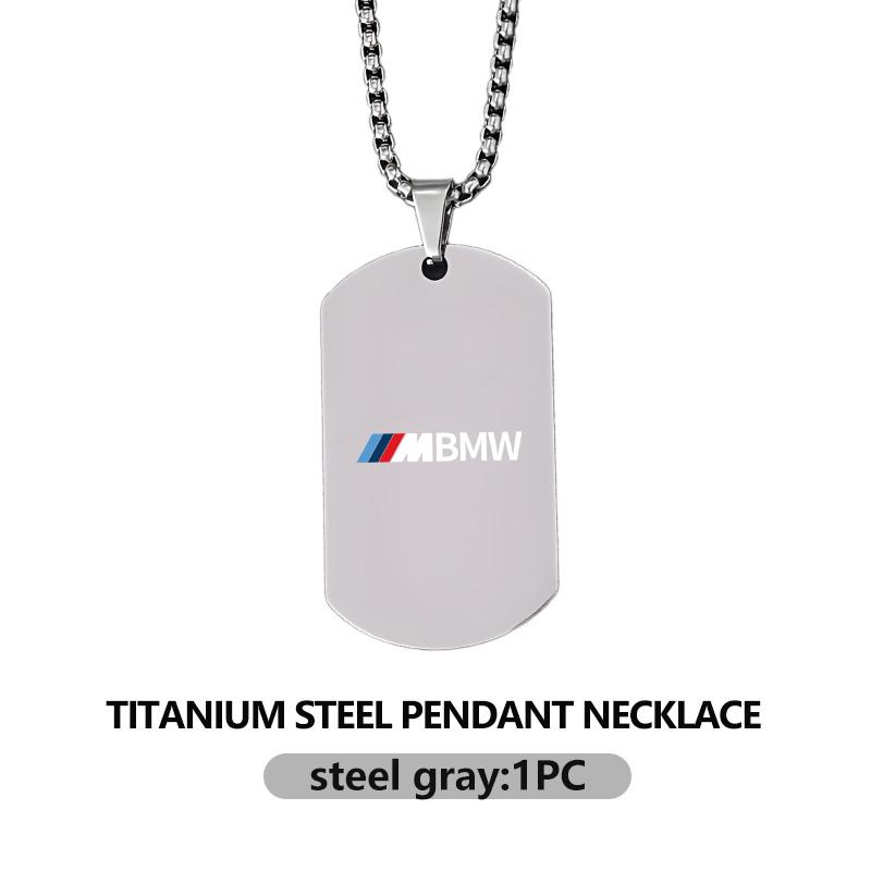 

Car Styling Stainless Necklaces Personalized Pendant Necklace Accessories For BMW M 1 3 4 5 6 7 Series X1 X3 X4 X5 G20 G38 F48
