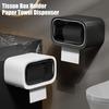 Tissue Box with Sealed Flip Cover Moisture-Proof Waterproof Plastic for Bathroom Toilet Roll Holder Large Small Rolls Stable Storage Shelf