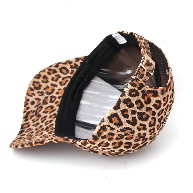 Leopard Print Baseball Cap - Unisex European and American Outdoor Sunshade Sunscreen Cap for Spring and Summer