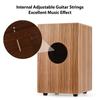 Cajon Drum Box Wooden Drum Hand Drum Smooth Glossy Surface Percussion Instrument Zebra Wood for
