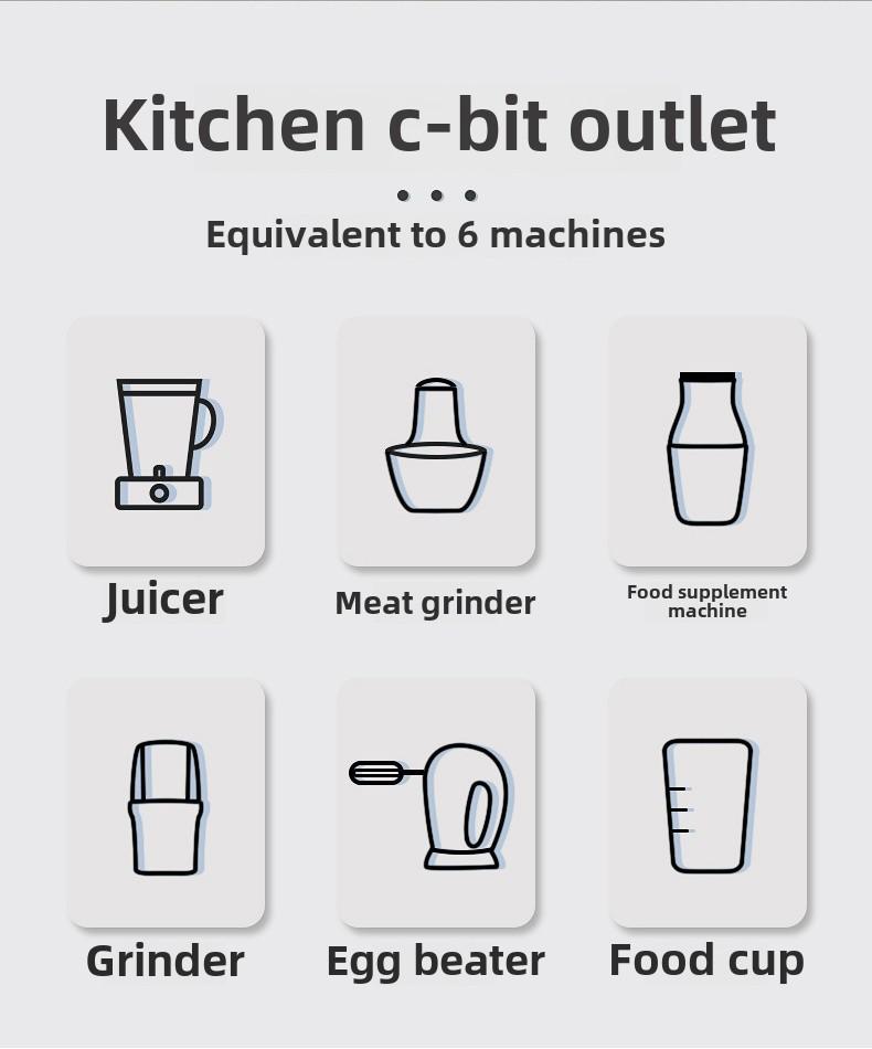 Mond M-08 Multifunction Handheld Blender & Food Processor