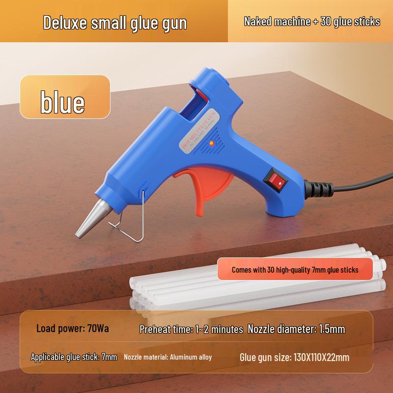 High Viscosity Hot Melt Glue Gun with 7-11mm Sticks for Kids' Crafts and Household Use