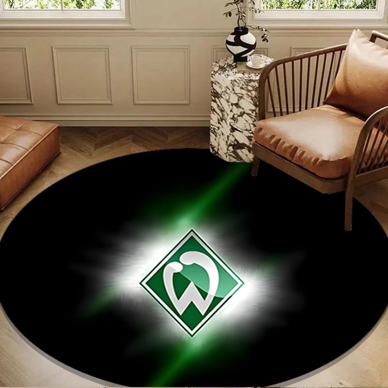 Werder Bremen football Round mat Home Decor, Chair rug For livingroom,Bedroom, doormat home decor Birthday Gift Christmas Gifts